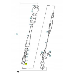 PIERŚCIEŃ SPRĘŻYNUJĄC OPEL OMEGA-A B OE 90217426