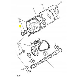 Gniazdo, pierścień uszczelniający Opel CORSA-A OE 638202 2865014