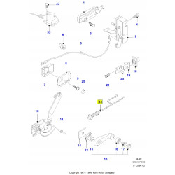 Zespół przewodów - zworka FORD Fiesta 1995-2002 (DX) 96FG 14A584BCC 1012094