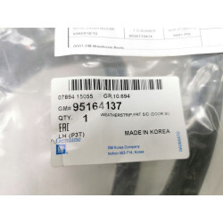 Uszczelka drzwi przednich po stronie kierowcy Chevroleta Sonic 12- 95164137