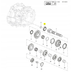 Łożysko wałka skrzyni biegów Opel (Astra K) OE 718154 55575874