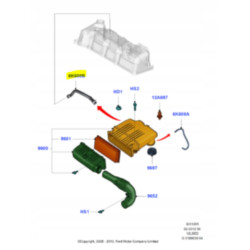 RURA RURKA DOLOT POWIETRZA FORD KA 08- OE 1710553