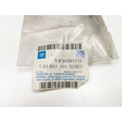 PRĘT,UCHWYT ZEWNĘTRZNA KLAMKA DRZWI PRZEDNICH,LEWY OPEL ASTRA F OE 90381715