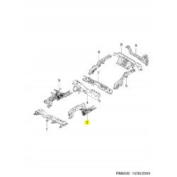 Podłużnica lewy przód Chevrolet MATIZ + SPARK (M100) [EUR] OE 96317654