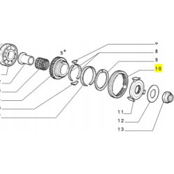 Tuleja synchronizatora 5 biegu Fiat Cinquecento 1992- OE 7581788