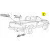 Naklejka, taśma MOPAR 1999 Dodge Ram 1500 05010869AA 5010869AA