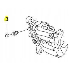 Zakrętka odpowietrznika hamulców Opel Insignia B OE 550679 9200134