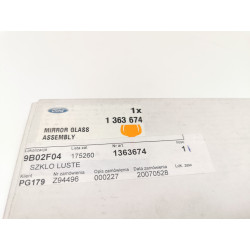 Wkład lusterka lewego Ford Fiesta V Focus II Mondeo III OE 1363674