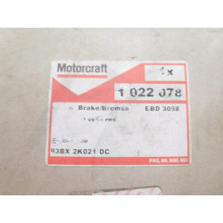 KLOCKI HAMULCOWE PRZÓD FORD MONDEO SCORPIO MK1 OE 1022078