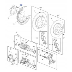 Śruba osłony termicznej tył Opel Insignia A Zafira C OE 11570581