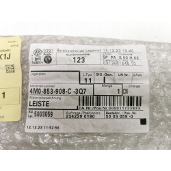 LISTWA DRZWI GÓRNA TYŁ PRAWA AUDI Q7 2016- OE 4M0853908C3Q7 4M0853908C