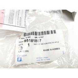 NAKLEJKA DRZWI PRZÓD LEWA CHEVROLET SPARK M300 OE 95181807