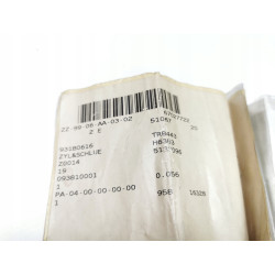 Zamek drzwi przednich z kluczykiem awaryjnym Opel Astra G Zafira A 93180616