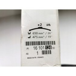 Wycieraczki Citroen OE przód 650 mm 475 mm Citroen Nemo OE 1610112480