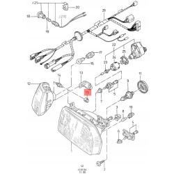 Zacisk Reflektory I Kierunkowsk Przednie Escort/Orion 1986-1990(DA) 6136481