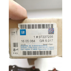 KLOCKI HAMULCOWE PRZÓD OPEL FRONTERA A B OE 97227235 1605084