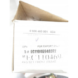 Klocki hamulcowe przód BOSCH Opel Daewoo 986460001 EC11046948372