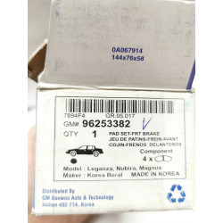 Klocki hamulcowe przód Daewoo Leganza Nubira OE 96253382