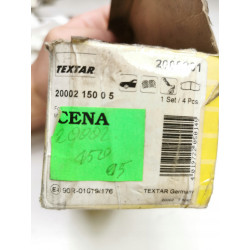 Zestaw klocków hamulcowych, hamulce tarczowe Textar 2000201