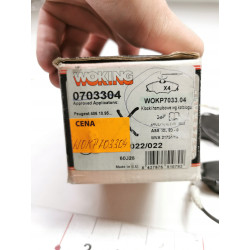 Klocki hamulcowe przód WOKING Peugeot 406 10.95- WOKP7033.04 703304