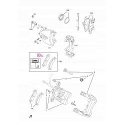 Śruba zacisku OPEL CORSA C TIGRA B MERIVA A VIVARO A OE 9200172