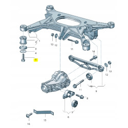 Śruba wahacza 2004 - 2006 Volkswagen Phaeton OE N90975301