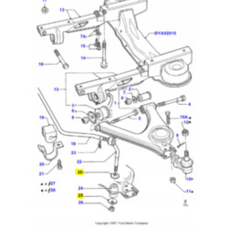 Podkładka Wahacze Zaw.Prz.I Stabilizator FORD Transit 1991-1994 OE 1481465
