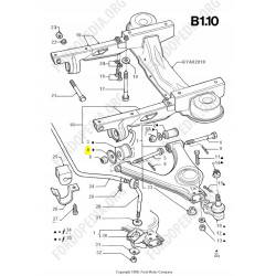 Podkładka Wahacze stabilizator przedniego zawieszenia Ford Transit 6146791