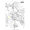 Podkładka Wahacze stabilizator przedniego zawieszenia Ford Transit 6146791