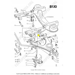 Nakrętka M14 × 2 wahacze i stabilizator Ford Transit MkIII 6169491