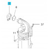 Klamra, zacisk katalizatora Opel Astra H, J, Insignia A OE 55566094