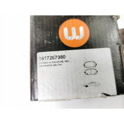 Zestaw klocków hamulcowych, hamulce tarczowe przód Eurorepar 1617267980