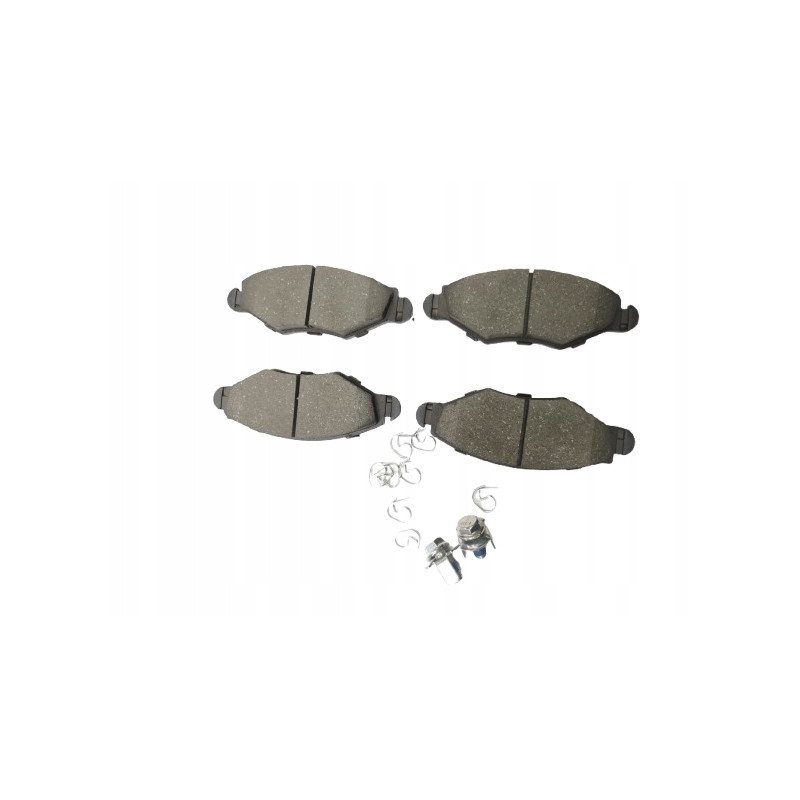 EUROREPAR KLOCKI HAMULCOWE PRZÓD PEUGEOT 206 206+ 1617254880