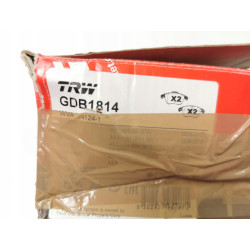 KLOCKI HAMULCOWE PRZÓD Z CZUJNIKIEM TRW GDB1814