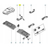 Nakrętka klamki dachu Renault Clio phase 1, 2 OE 7703044135