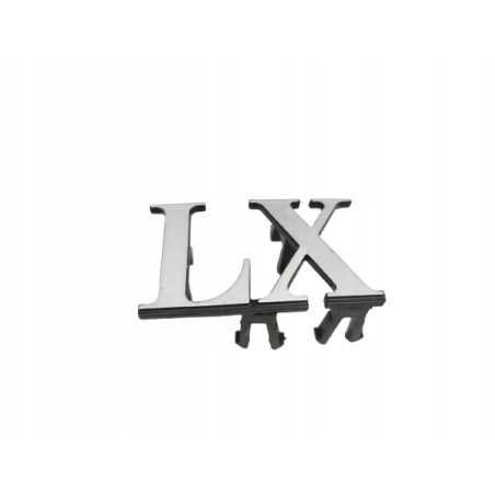 Emblemat, napis LX przód Lancia Delta 1986- OE 82473284