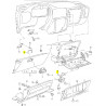 Klips, schowek Volkswagen Golf Jetta Caddy OE 191857119