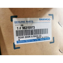 Drzwi prawy tył Daewoo Matiz 1998-2005 OE 96315973