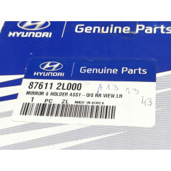 WKŁAD LUSTERKA ZEWNĘTRZNEGO LEWEGO HYUNDAI i30 2007- OE 87611 2L000