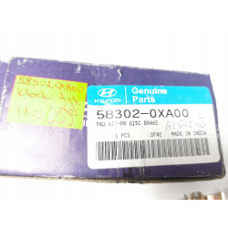 Zestaw klocków hamulcowych, hamulce tarczowe Hyundai I10 OE 58302 0XA00
