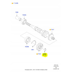 Pierścień oporowy skrzyni biegów Ford Fiesta 01-08 / Fusion 01-12 6113436