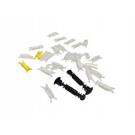 Zestaw klipów spinki mocujące Renault Clio I OE 7701367275