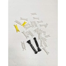 Zestaw klipów spinki mocujące Renault Clio I OE 7701367275