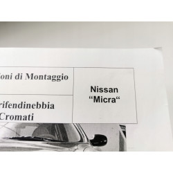 Zaślepki halogenów NISSAN MICRA KIT