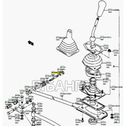Sworzeń ciągu odrzutowego Daewoo Tico OE 28268A73B00-000 28268A73B00
