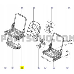 NAKRĘTKA PLASTIKOWA 6 RENAULT TWINGO I R25 OE 7703081059