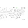 Uszczelka górna klapy bagażnika Nissan Primera P10 9082098J00 90820-98J00