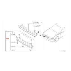 GRILL ATRAPA PRZÓD NISSAN 1995-1996 240SX OE 62310-65F85