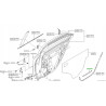 Uszczelka dolna drzwi tył Nissan Primera P12 82838AV620 82838-AV620