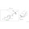 Mocowanie Listwa lampy przeciwmgielnej Nissan Micra K11 OE 26157-5F400